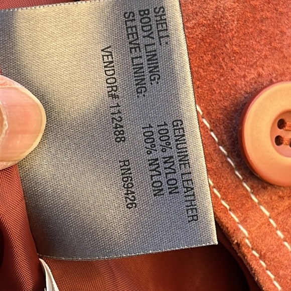 Wilsons Leather Genuine Leather Women’s Jacket Large Belted Button Front Rodeo - Picture 11 of 13